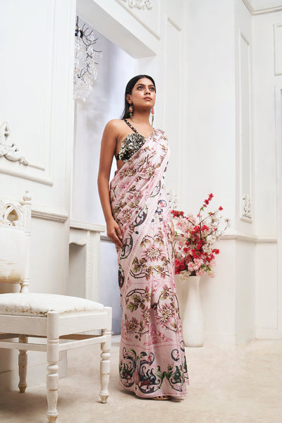 Floral Shell Saree